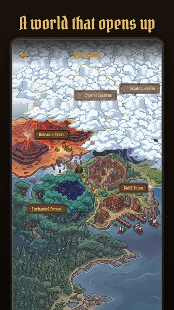 The world map